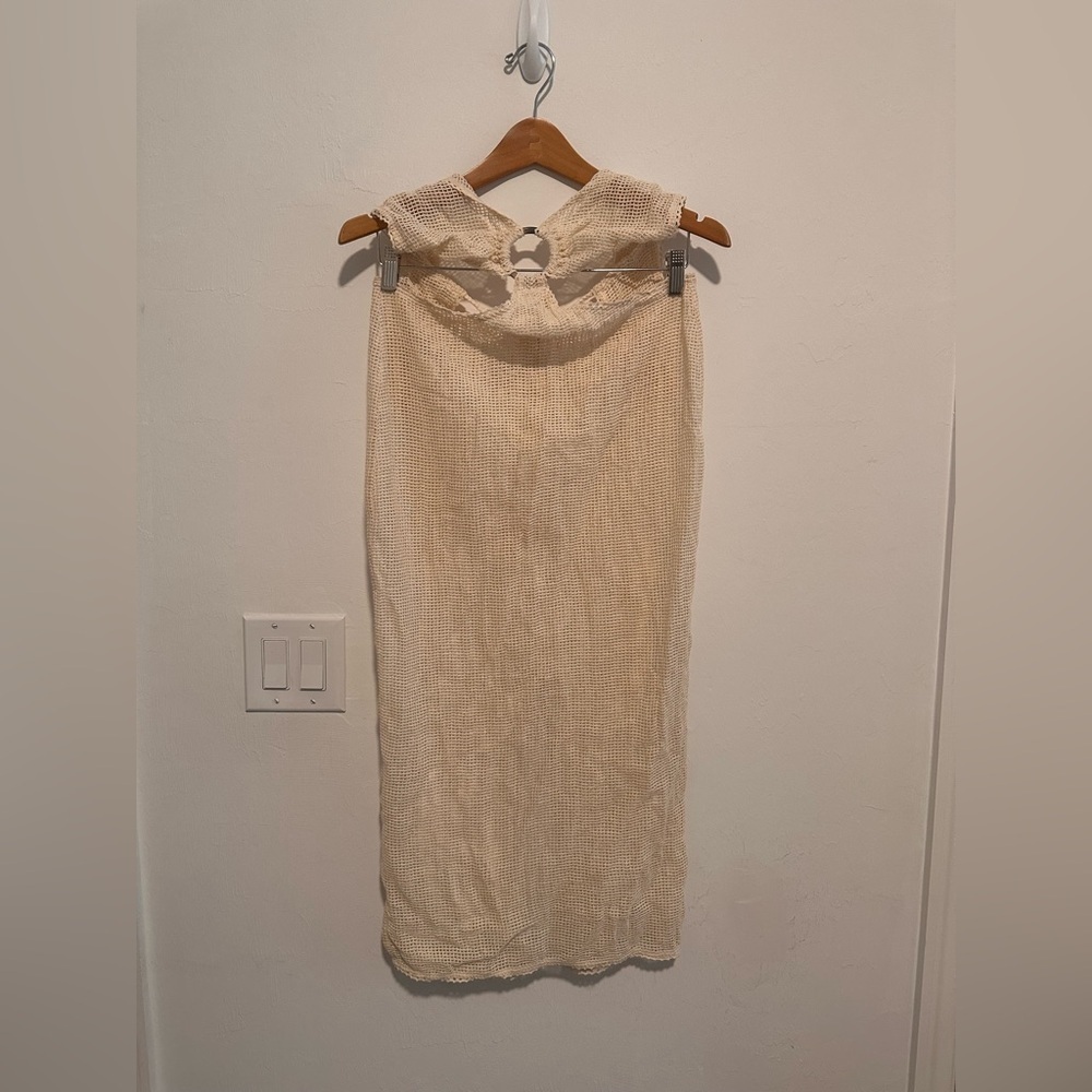 Tularosa‎ Caliope Midi Dress Cover Up in Natural Sz S - Picture 3 of 7